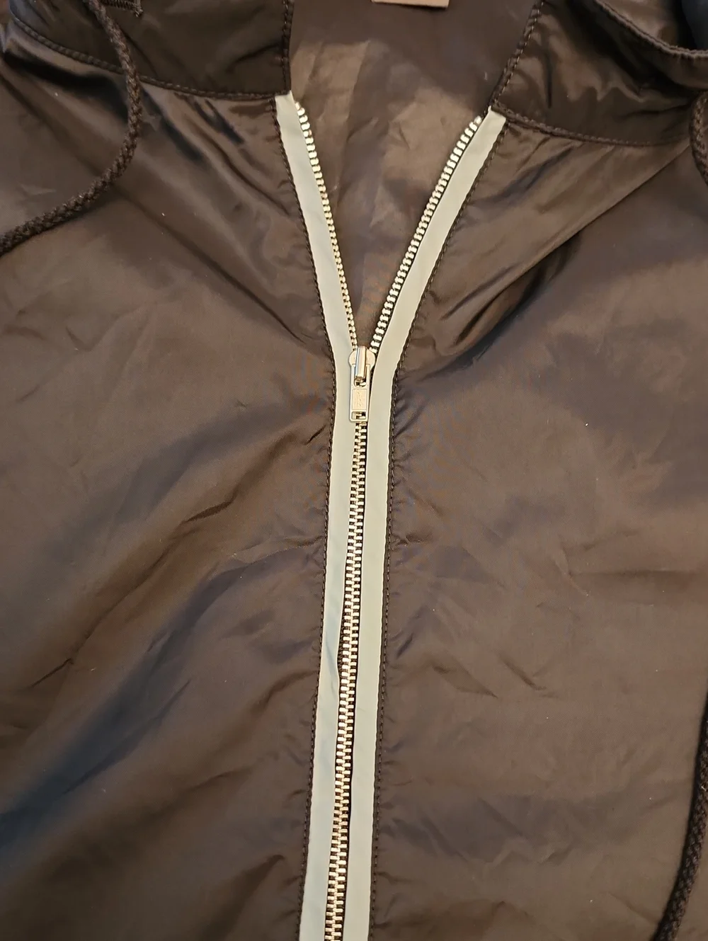 Banana Republic Black Lightweight Zip-Front Jacket